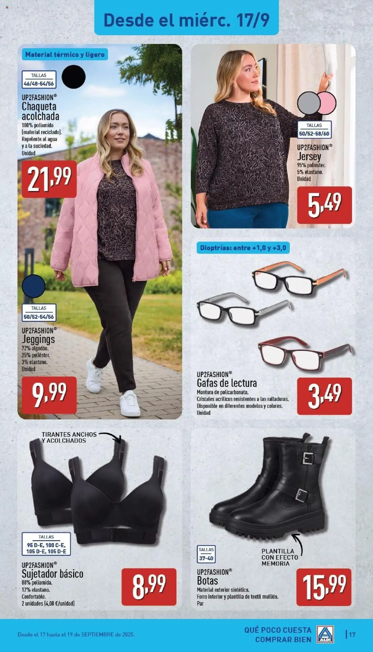 Aldi folleto Canarias │ válido desde el 15.09.2025 | Página: 17 | Productos: Chaqueta, Botas