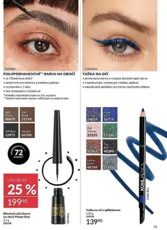 Náhled letáku Avon katalog 10/2025 od 01.10.2025 | Strana: 55 | Produkty: Barva na obočí, Tužka, Tužka na oči