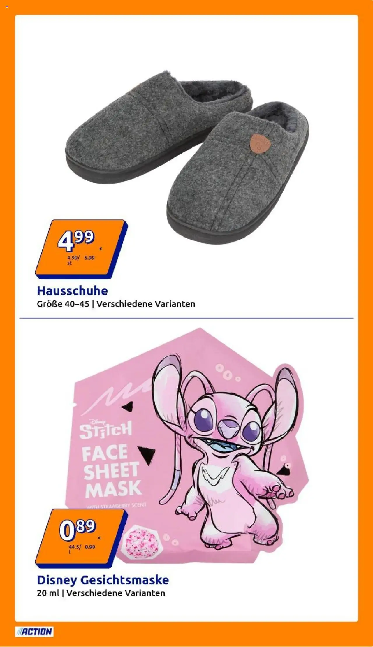 Action Flugblatt gültig ab 08.10.2025 | Seite: 5 | Produkte: Hausschuhe