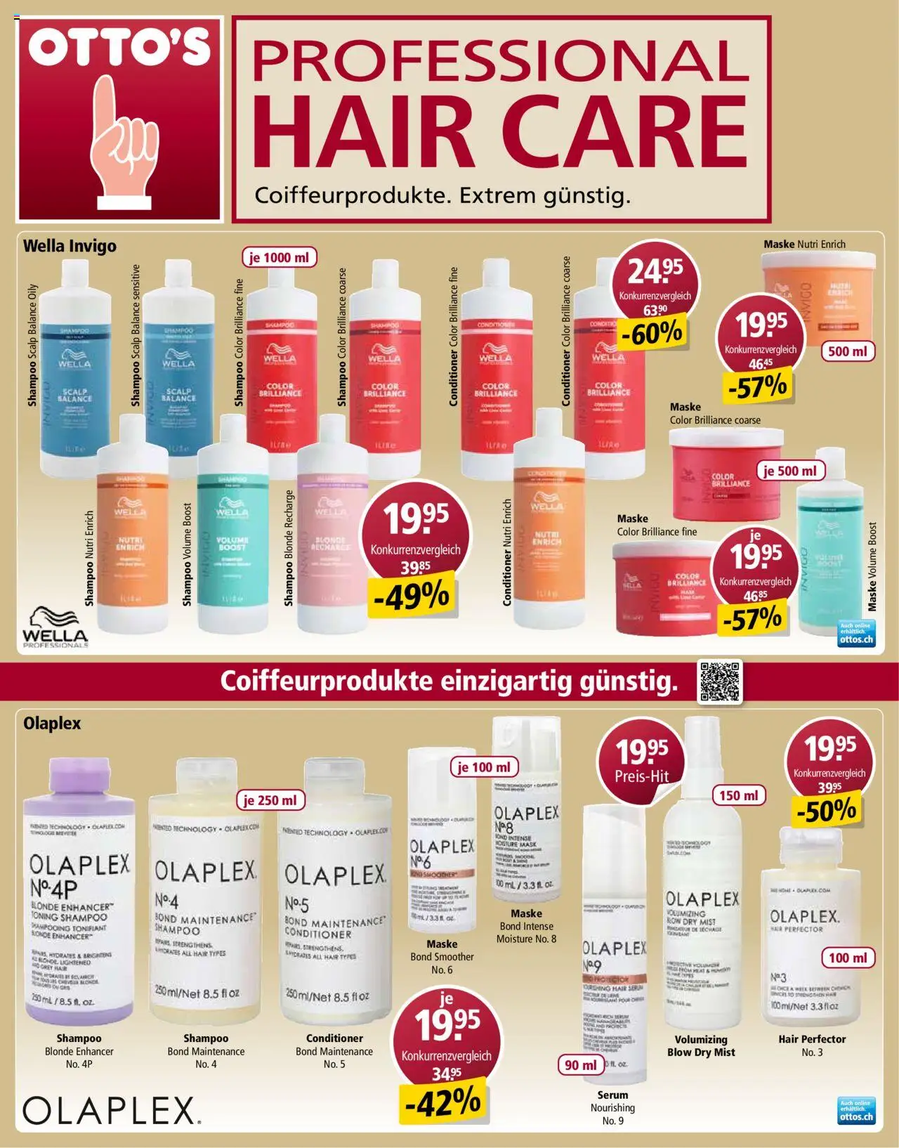 Otto's Aktionen Marken Spezial ab 18.08.2025 | Seite: 8 | Produkte: Serum, Shampoo, Conditioner, Maske