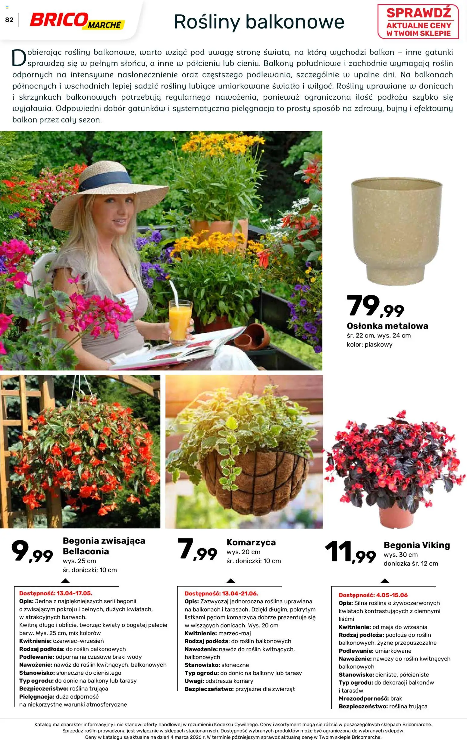 Brico Marché gazetka - Wiosna od 04.03.2026 | Strona: 82 | Produkty: Doniczka, Rosliny, Doniczki, Kwiaty