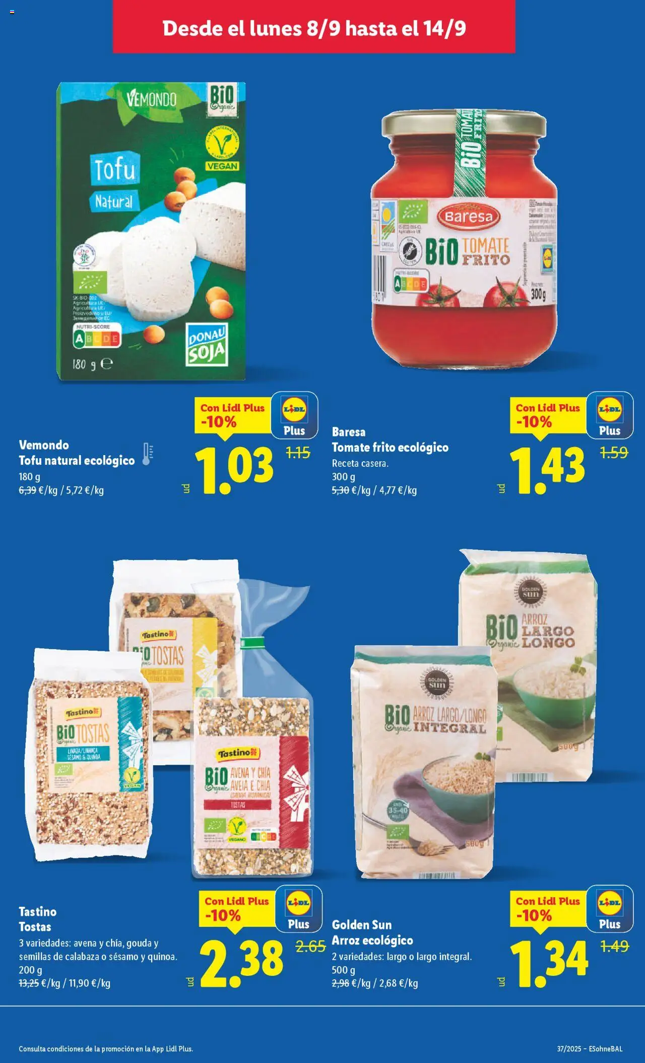 Lidl folleto │ válido desde el 08.09.2025 | Página: 23 | Productos: Πράσινο τσάι, Arroz