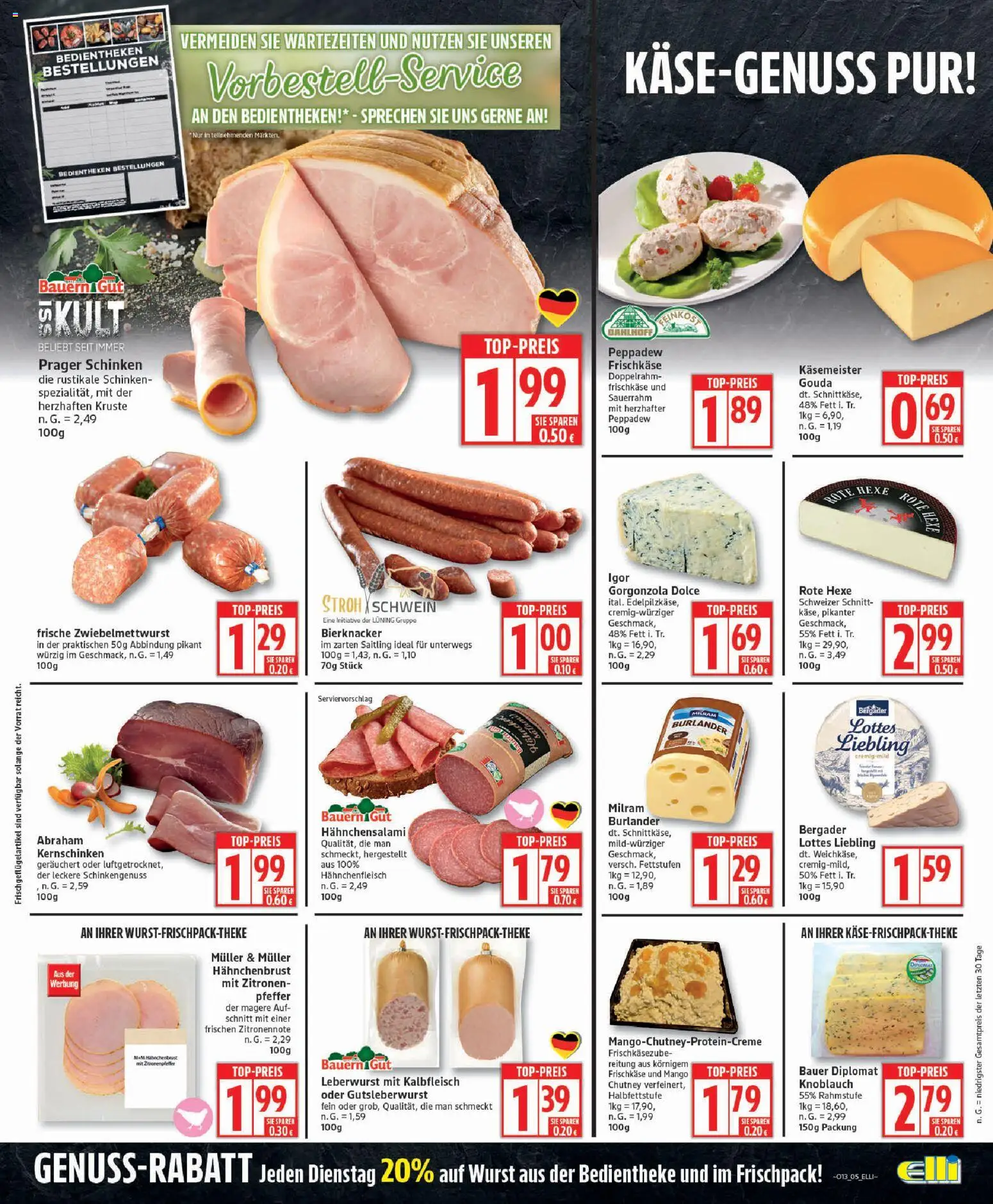 Elli Markt Prospekt Schloß Holte – gültig ab 23.03.2026 | Seite: 5 | Produkte: Milram, Pfeffer, Wurst, Knoblauch