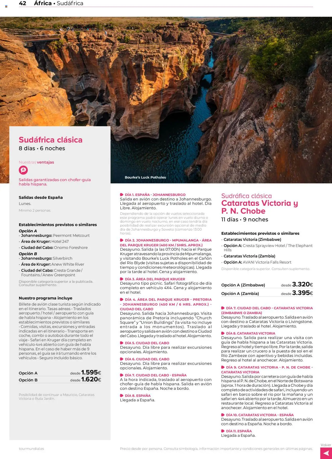 Viajes El Corte Inglés Africa y Oriente Medio │ válido desde el 01.01.2025 | Página: 42 | Productos: Combi