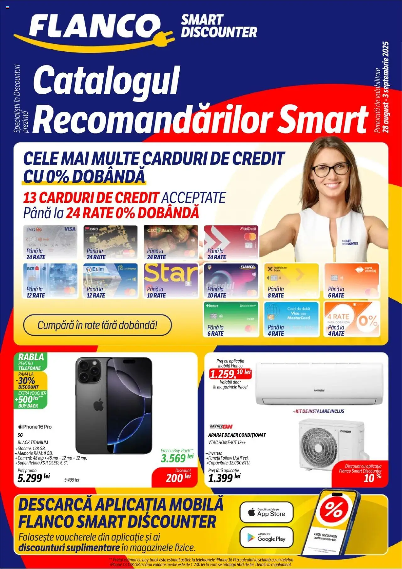 Catalog Flanco – valabil de la 28.08.2025 | Pagină: 1 | Produse: Telefon, Memorie, Cameră, Aer Condiționat
