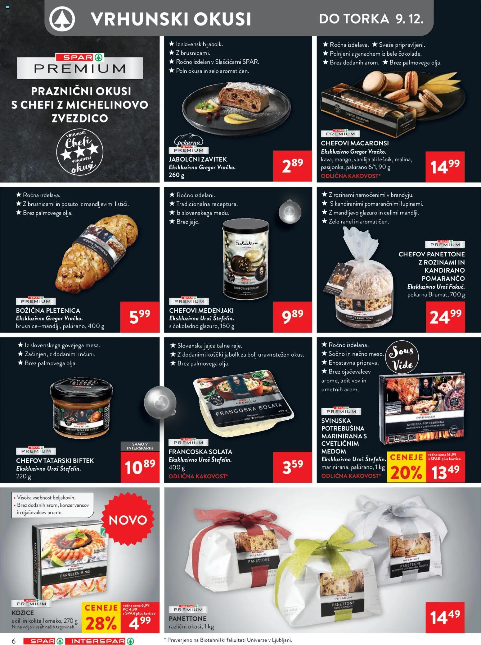 Novi Spar katalog ponudbe – veljaven od 03.12.2025 | Stran: 6