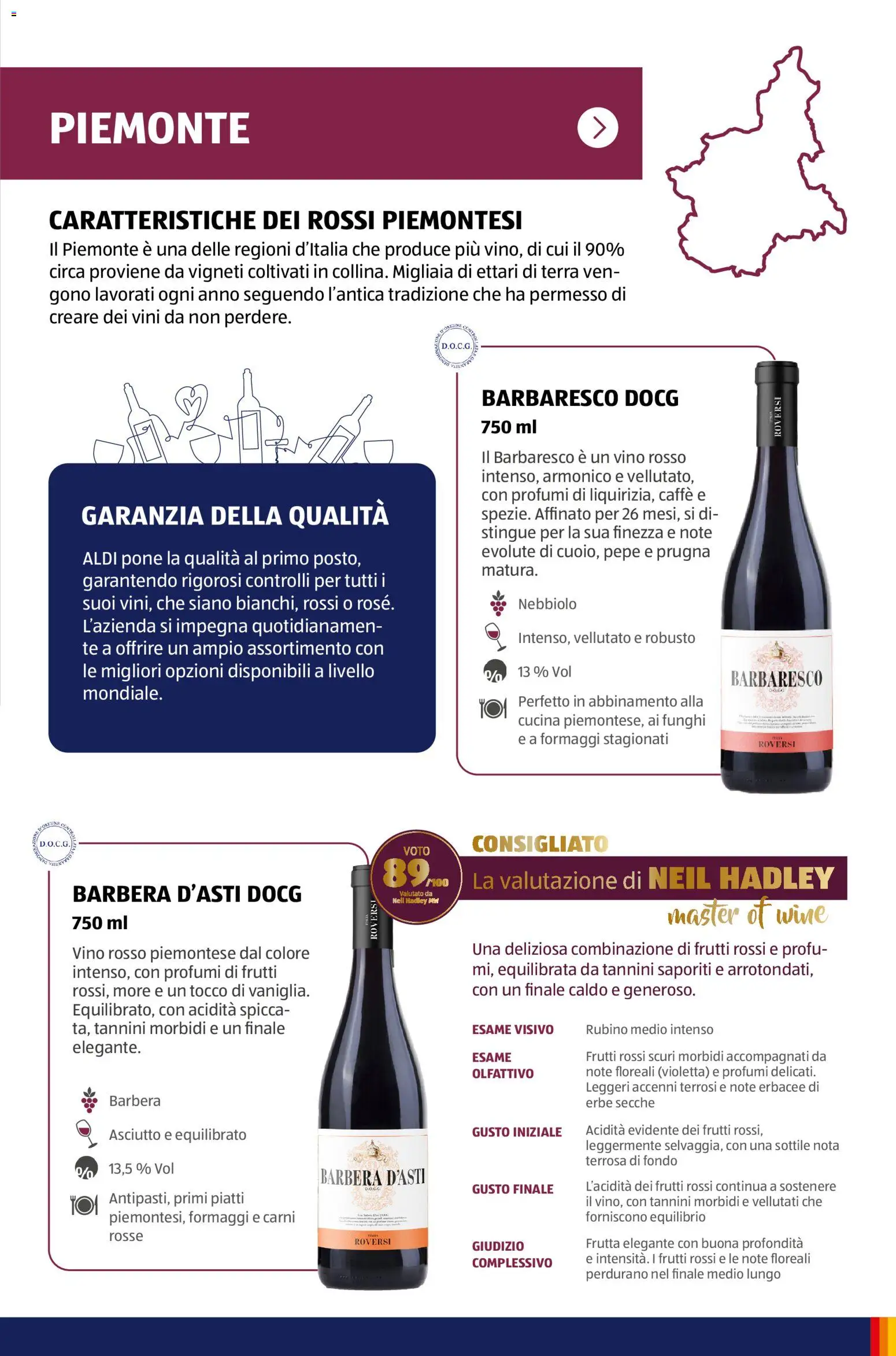 Volantino Aldi del 12.01.2026 | Pagina: 9 | Prodotti: Caffè, Tè, Vino rosso, Terra