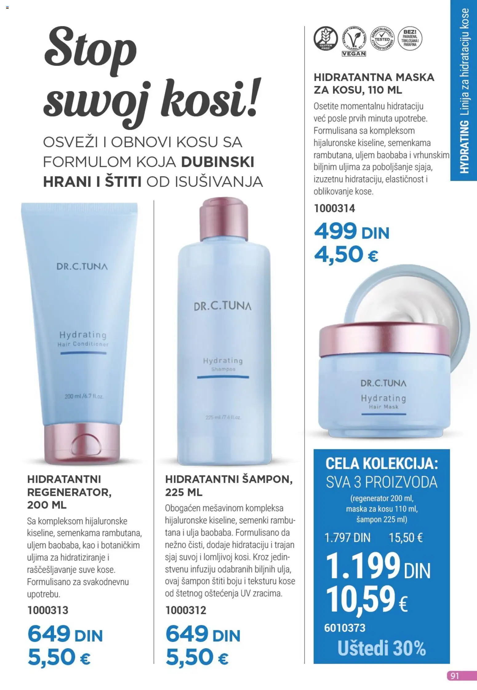 Farmasi katalog - važi od 01.11.2025 | Strana: 91 | Proizvode: Šampon, Maska za kosu, Maska