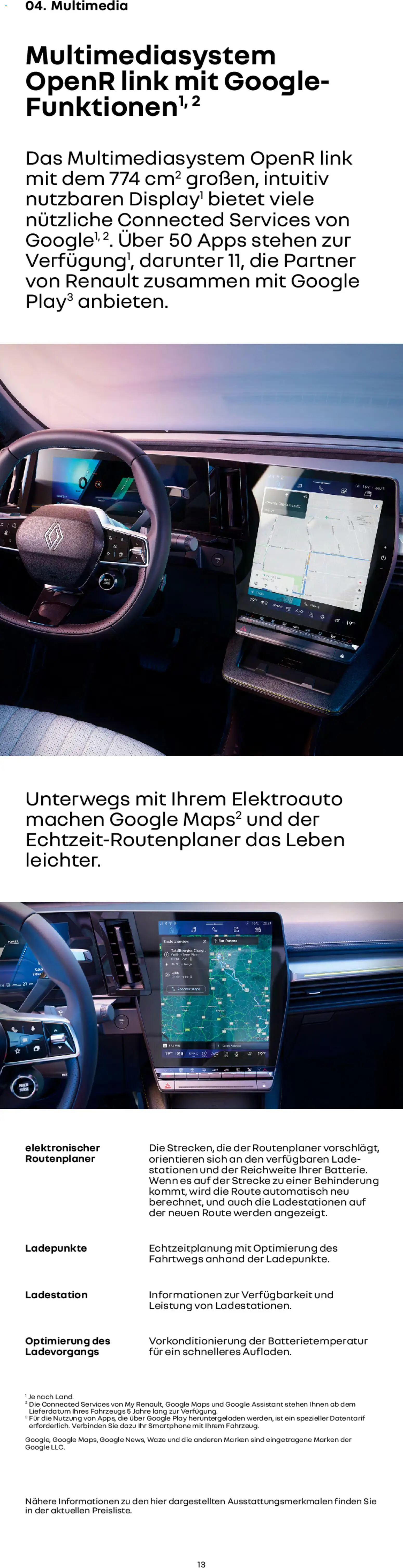 Renault Scenic E-Tech – gültig ab 15.01.2026 | Seite: 13 | Produkte: Smartphone