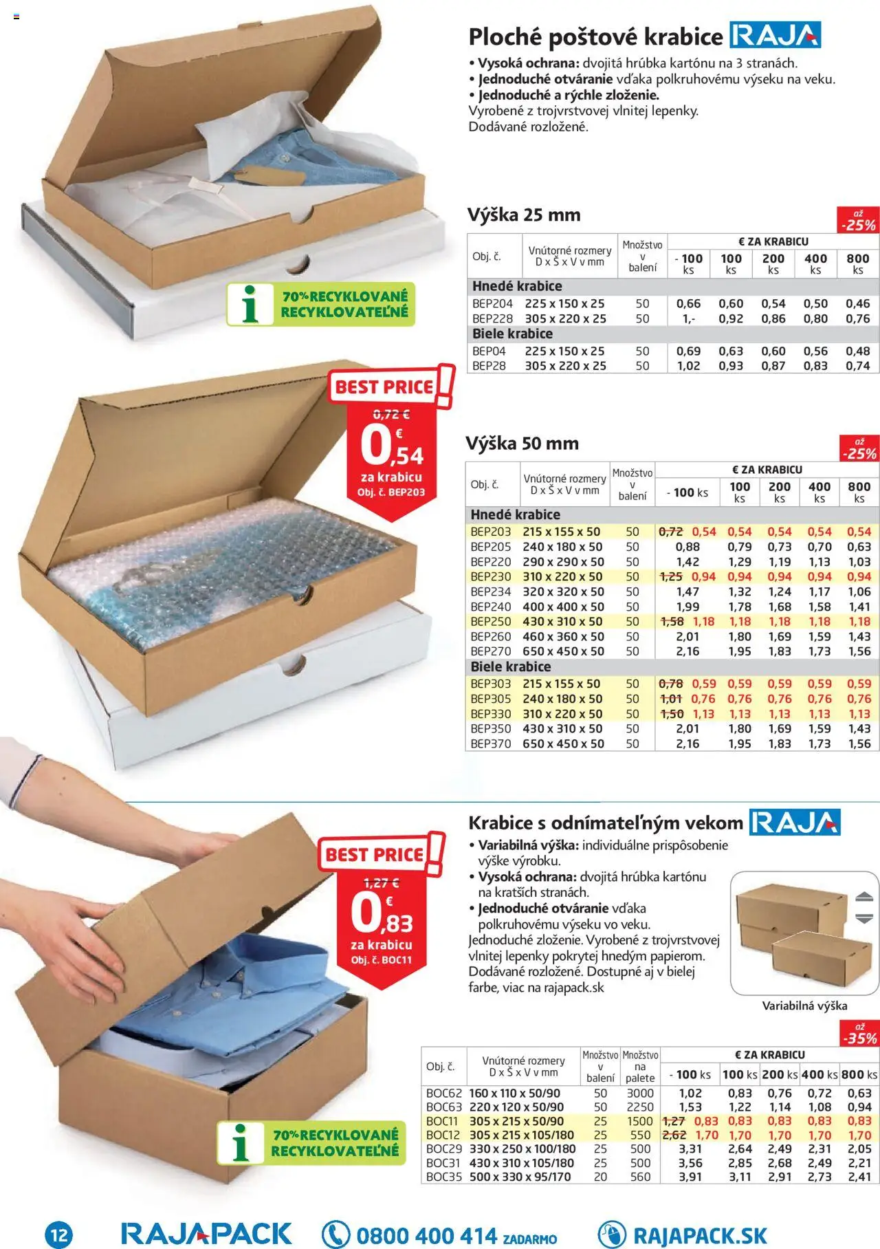 Nové Raja akcie – leták je platný od 01.09.2025 | Strana: 12