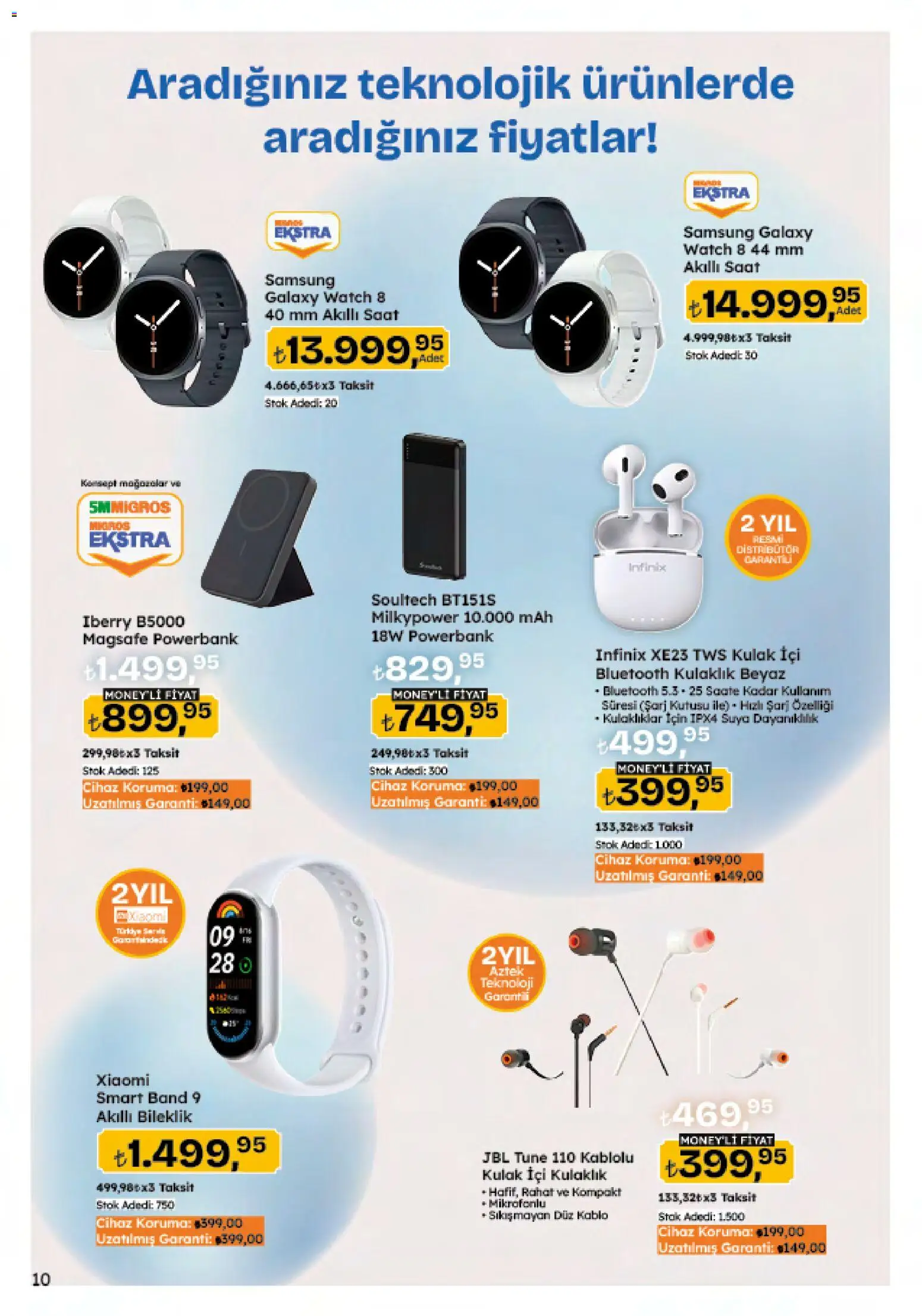 Migros Katalog - 5M Migroskop Dijital - 23.10.2025 tarihinden itibaren geçerlidir | Sayfa: 101 | Ürünler: Akıllı saat, Saat, Kulaklık, Kablo