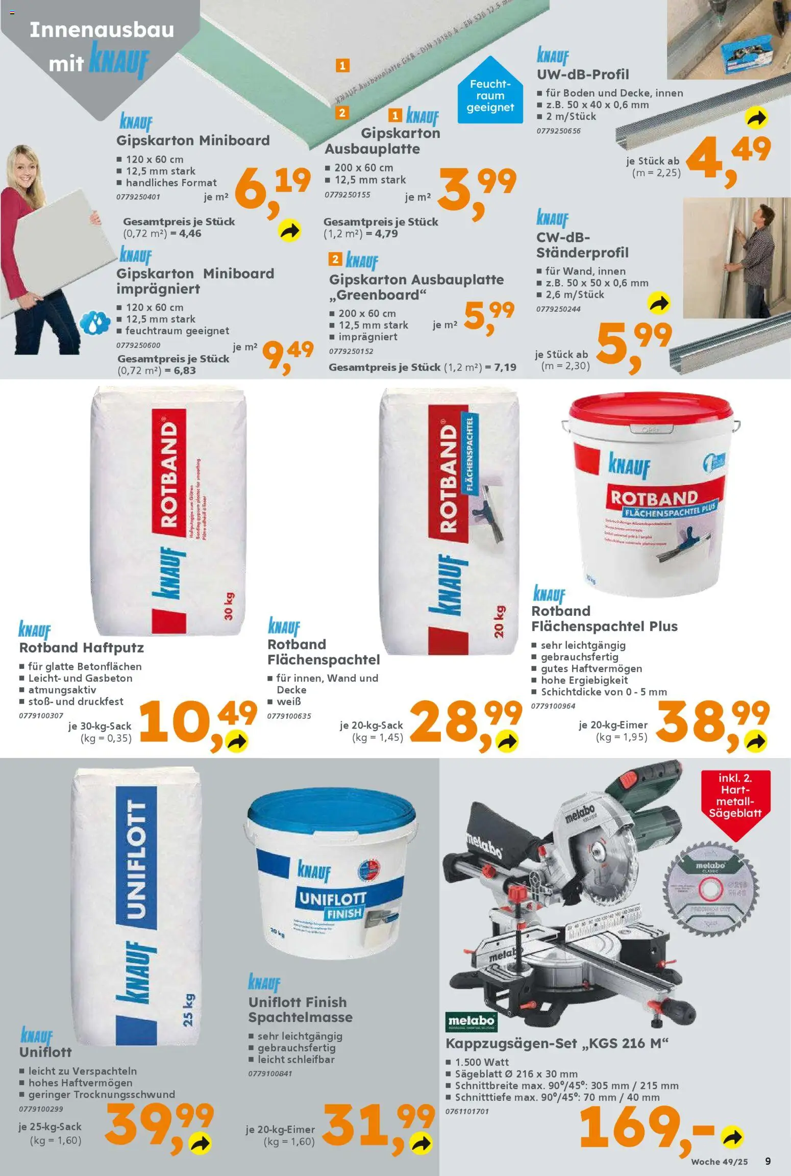 Globus Baumarkt Prospekt 	 – gültig ab 01.12.2025 | Seite: 9 | Produkte: Decke, Finish