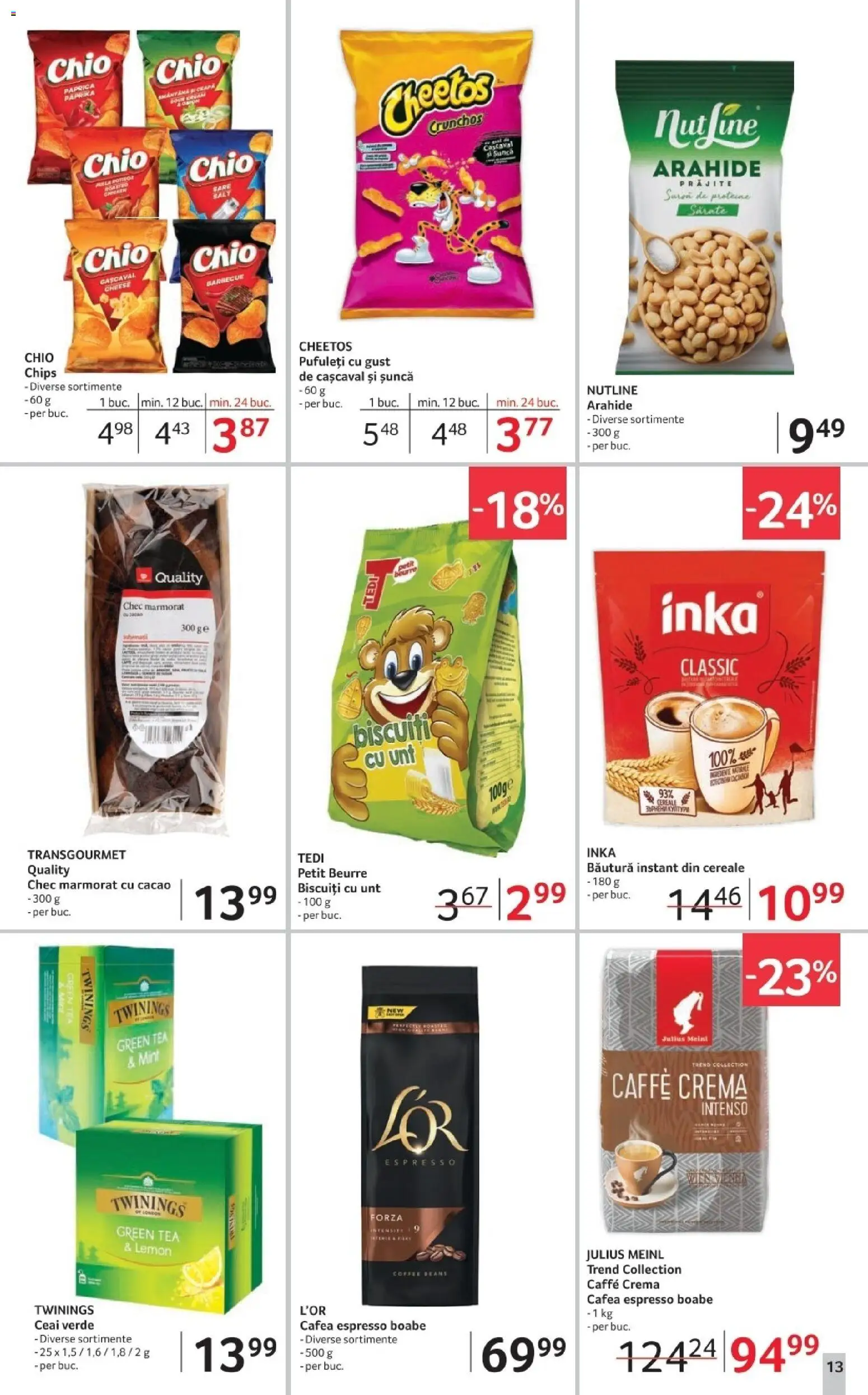 Noul catalog Selgros – valabil de la 28.11.2025 | Pagină: 13 | Produse: Cașcaval, Arahide, Cremă, Biscuiți
