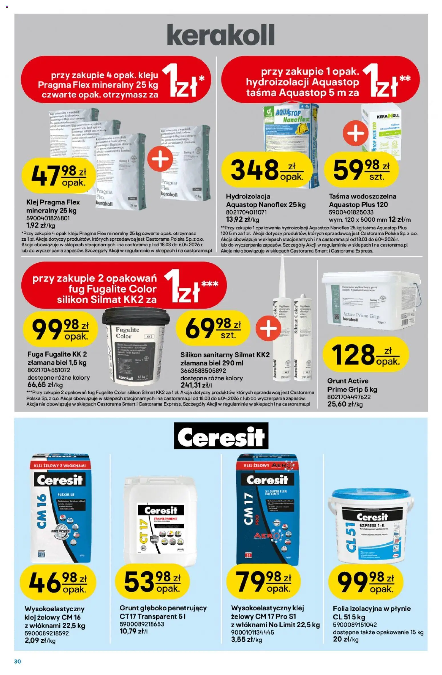 Castorama gazetka od 18.03.2026 | Strona: 30