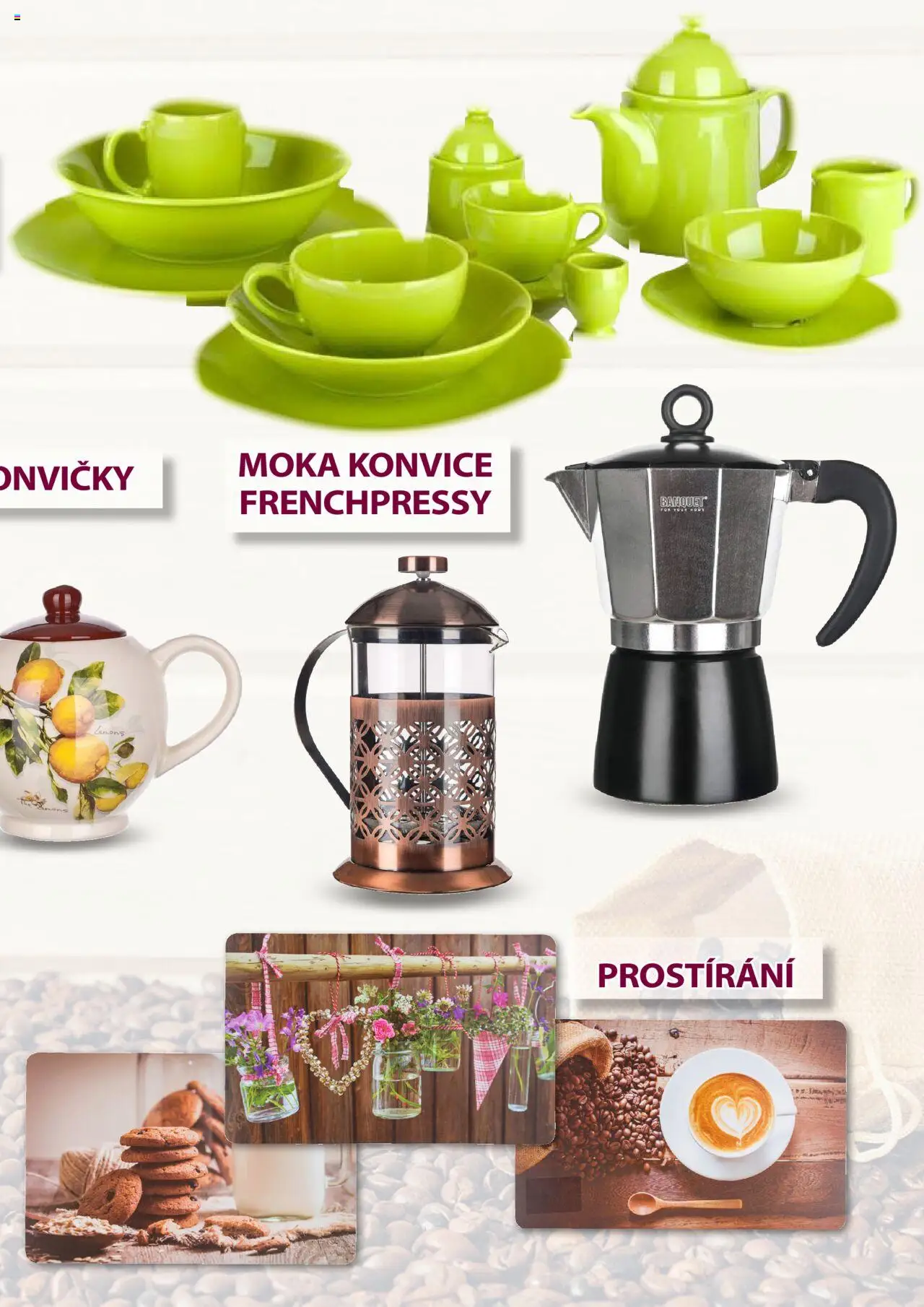 Prior - Katalog Domácích Potřeb od 21.05.2025 | Strana: 13 | Produkty: Prostírání, Konvice