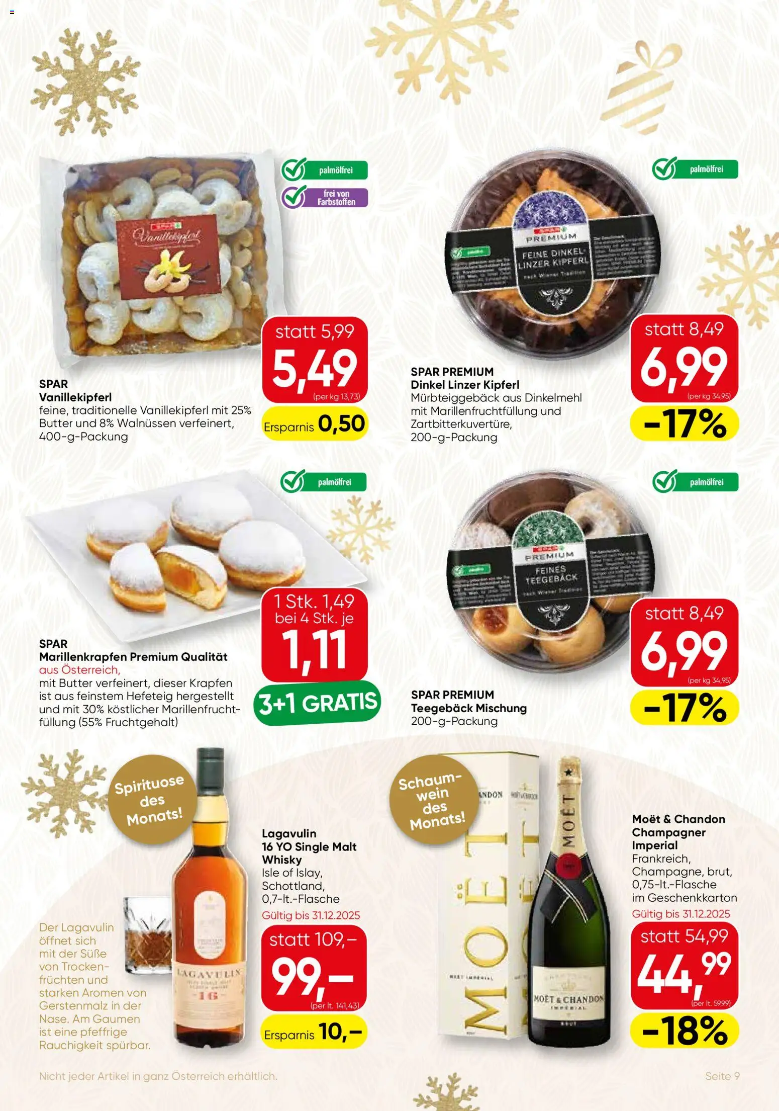 SPAR Gourmet Flugblatt - Niederösterreich gültig ab 04.12.2025 | Seite: 9 | Produkte: Butter, Wein