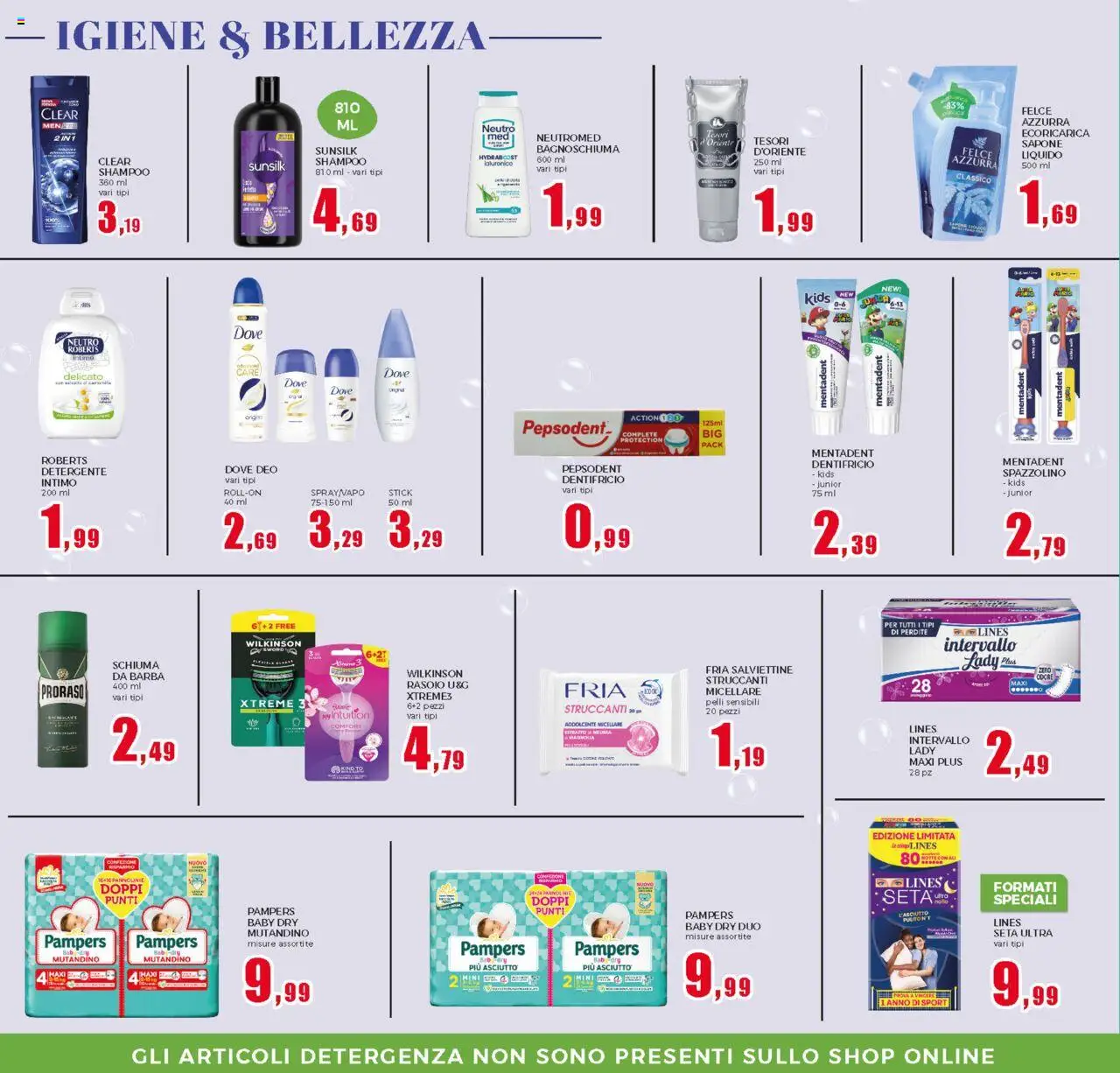 Volantino Happy Casa del 17.09.2025 | Pagina: 22 | Prodotti: Rasoio, Sapone, Bagnoschiuma, Detergente