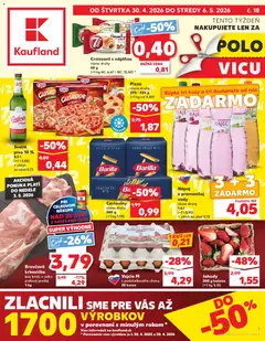Kaufland SK - akciós újság - amely érvényes a következő dátumtól: 30.04.2026