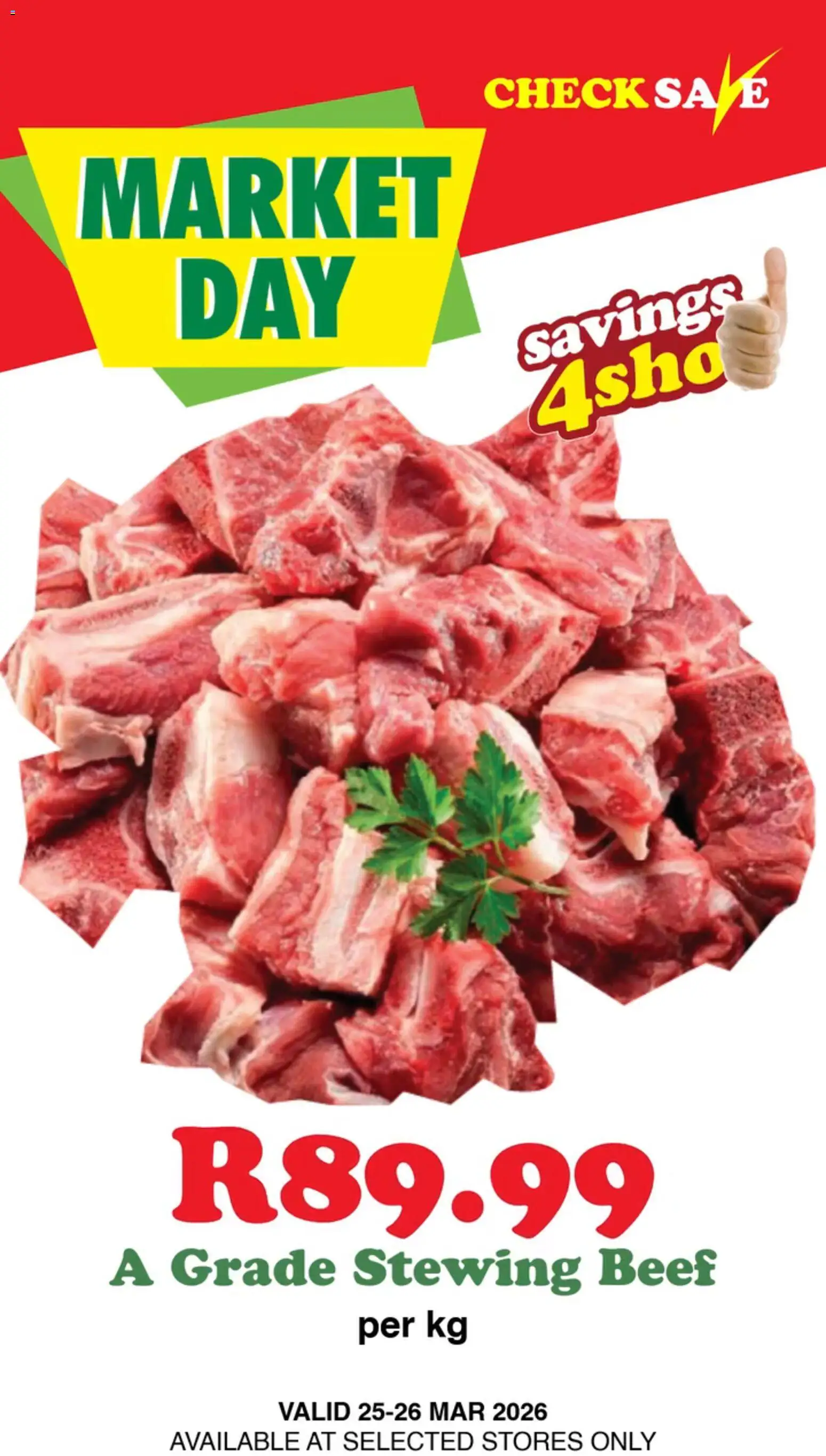 New Check Save catalogue – valid from 25.03.2026 | Page: 16 | Products: Beef