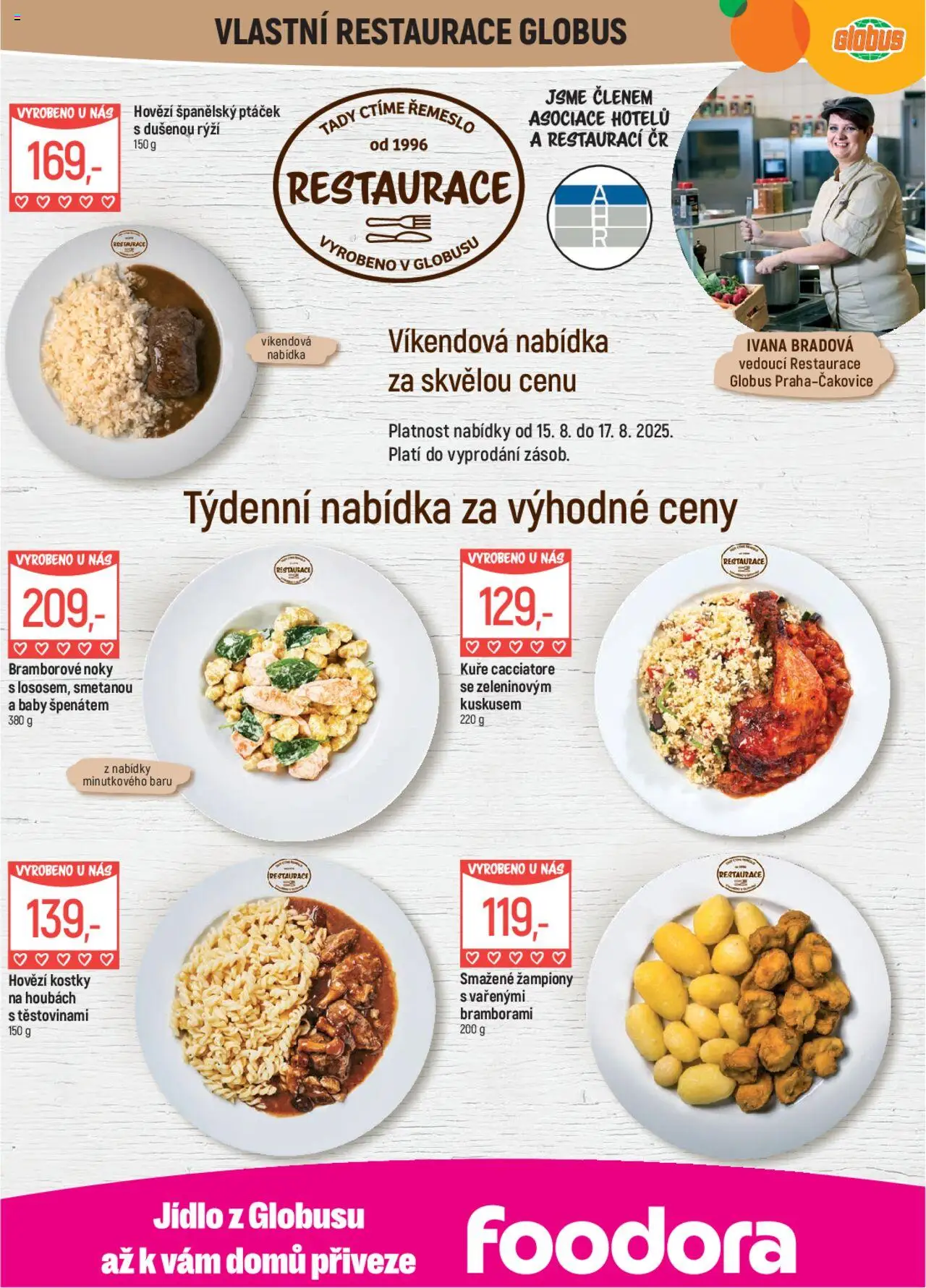 Globus leták od 13.08.2025 | Strana: 8 | Produkty: Globus, Noky, Rýži, Kostky