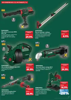 Kaufland - Karlovac - Pregled kataloga iz trgovine Kaufland, vrijedi od 28.01.2026 | Stranica: 27 | Proizvodi: Brusilica, Svjetiljka, Cijevi, Parkside