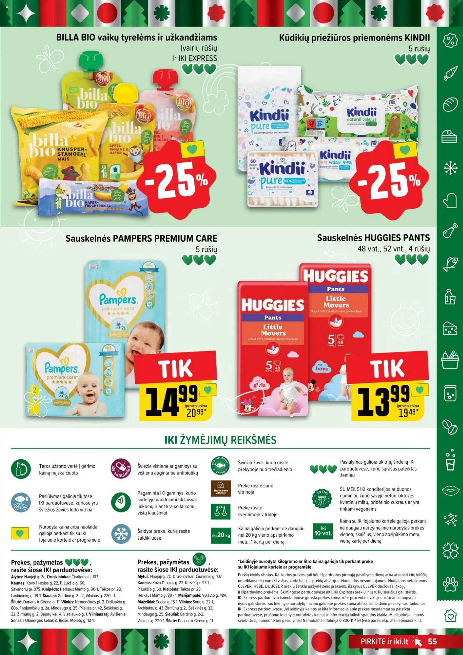 IKI akcijos nuo 15.12.2025 | Puslapis: 55 | Prekių: Kiaušiniai, Vištiena