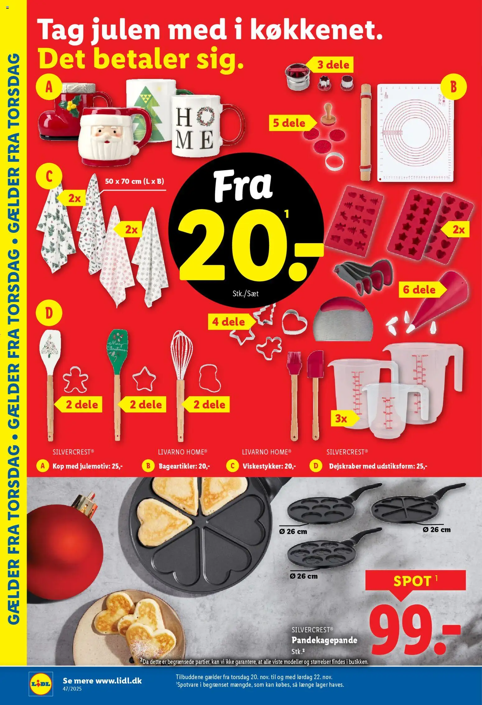Lidl tilbudsavis – gyldig fra 16.11.2025 | Side: 26 | Produkter: Viskestykker, Søm