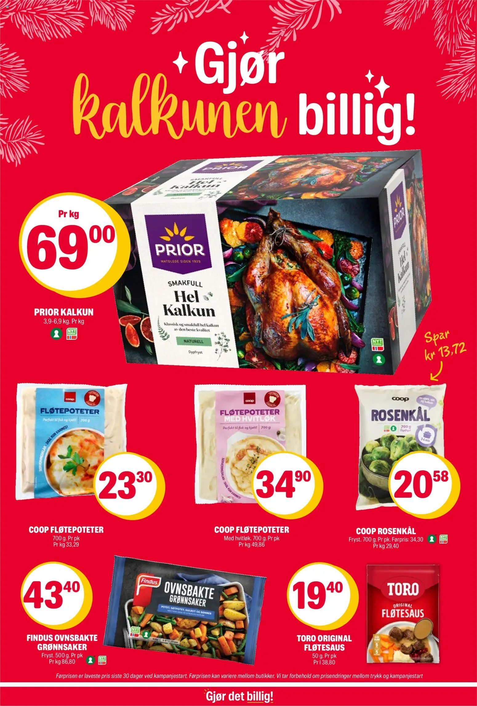 {H1} | Side: 4 | Produkter: Fisk, Umetna rastlina, Kalkun, Rosenkål