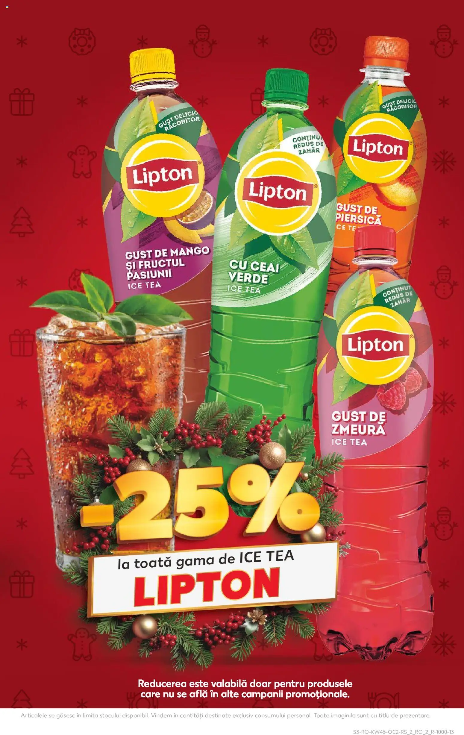 Kaufland RO akciós ujság - amely érvényes a következő dátumtól: 05.11.2025 | Oldal: 3 | Termékek: Ice tea, Tea, Mangó