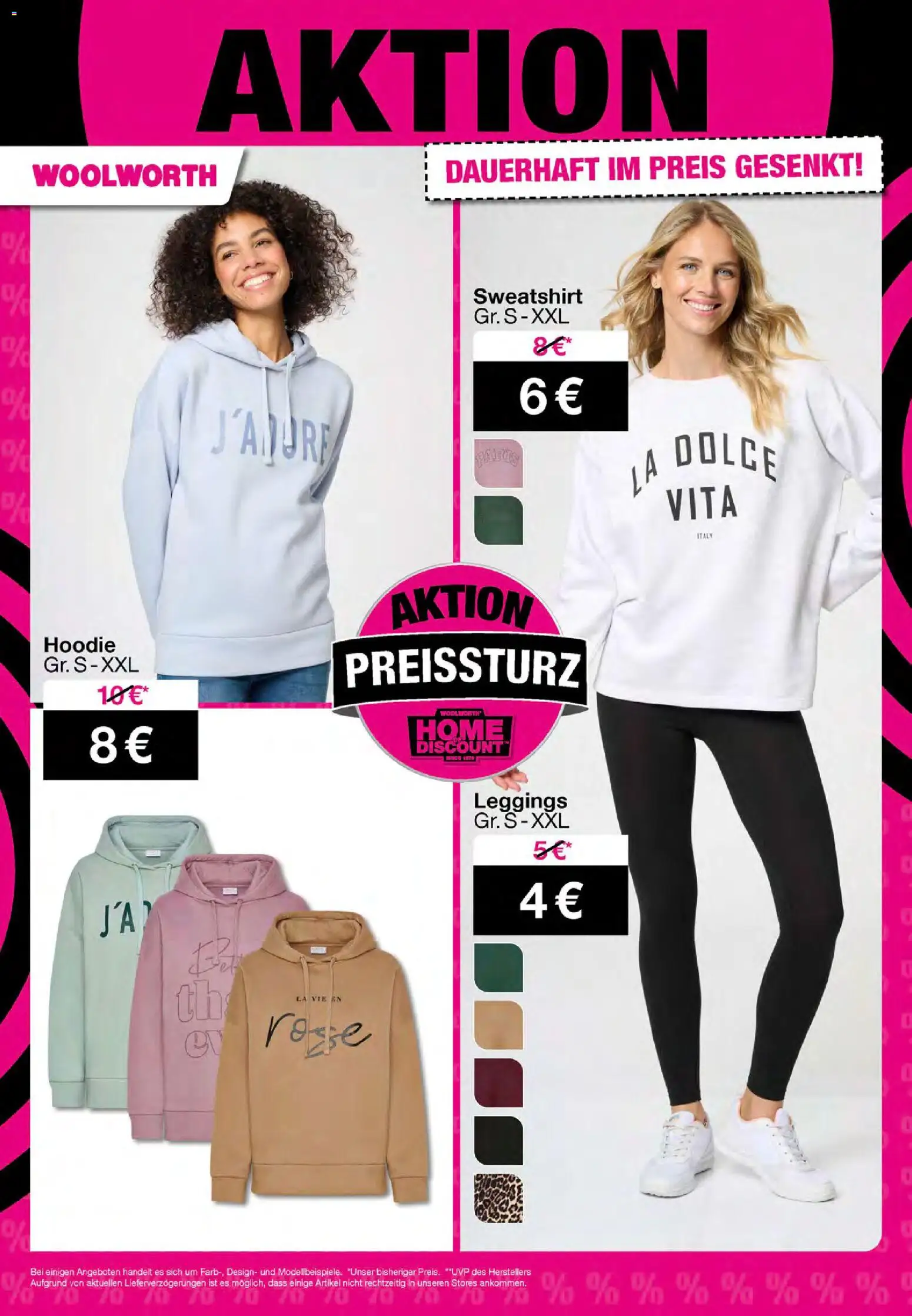 Woolworth Prospekt 	 – gültig ab 07.11.2025 | Seite: 41 | Produkte: Sweatshirt, Hoodie, Leggings