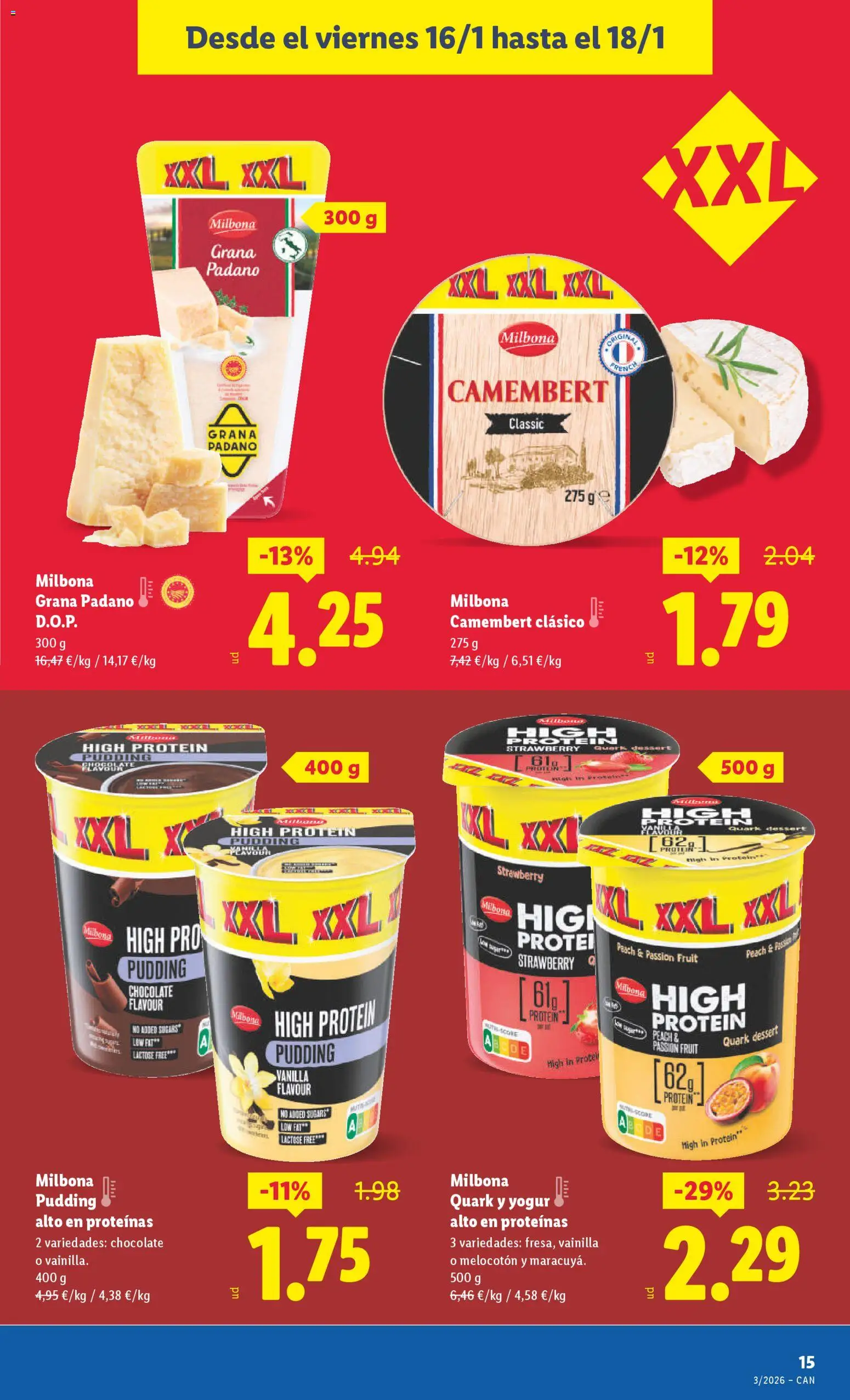 Lidl -Canarias │ válido desde el 12.01.2026 | Página: 19 | Productos: Yogur, Chocolate