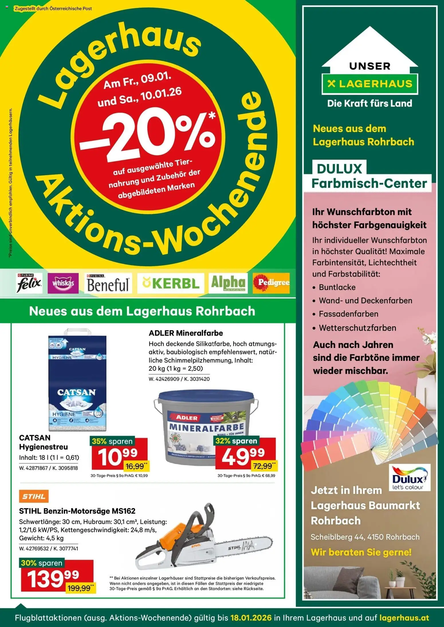 Lagerhaus Wochenangebote gültig ab 05.01.2026 | Seite: 1 | Produkte: Gewicht