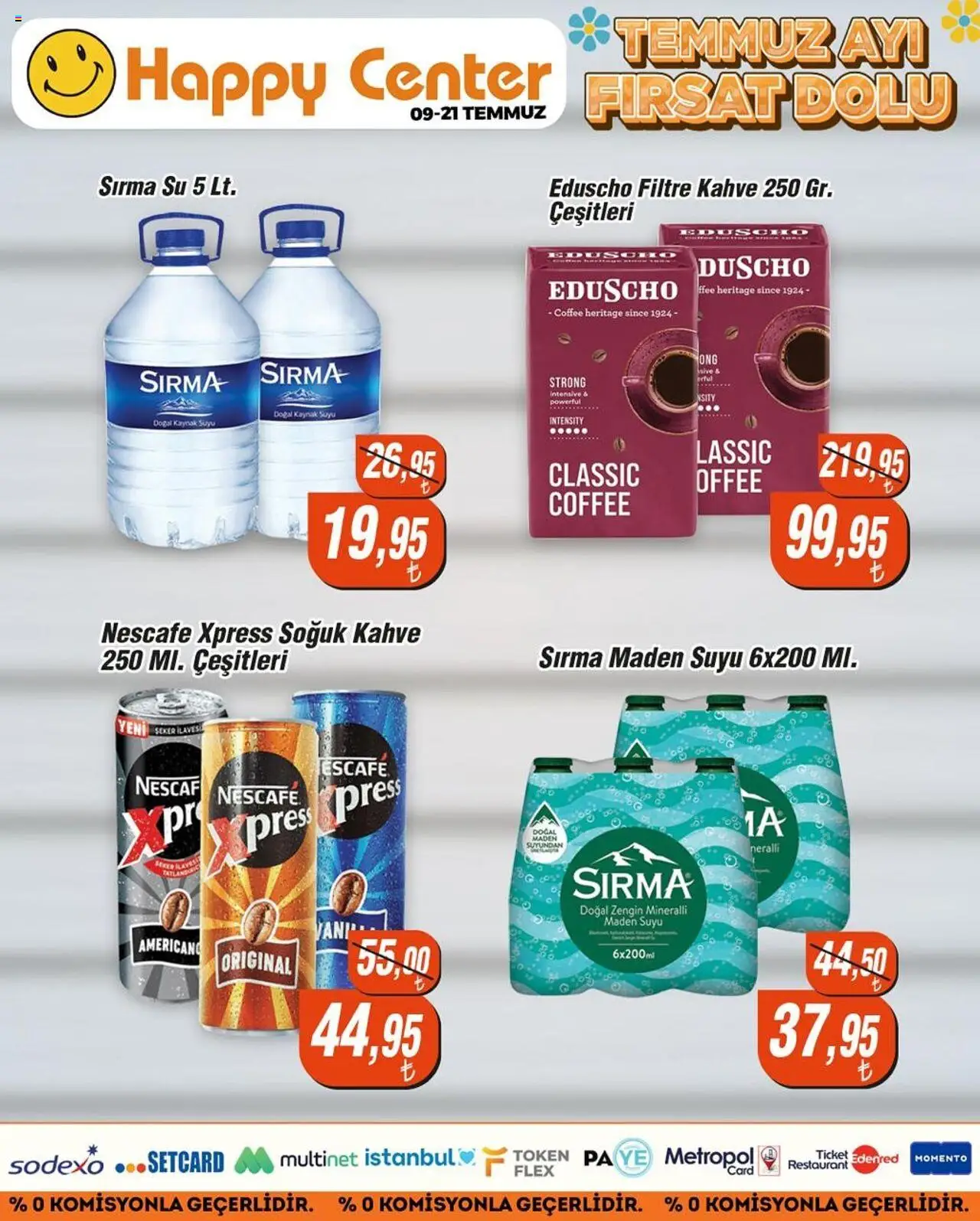 Happy Center Katalog - 09.07.2025 tarihinden itibaren geçerlidir | Sayfa: 26 | Ürünler: Kahve, Şeker, Su, Maden suyu