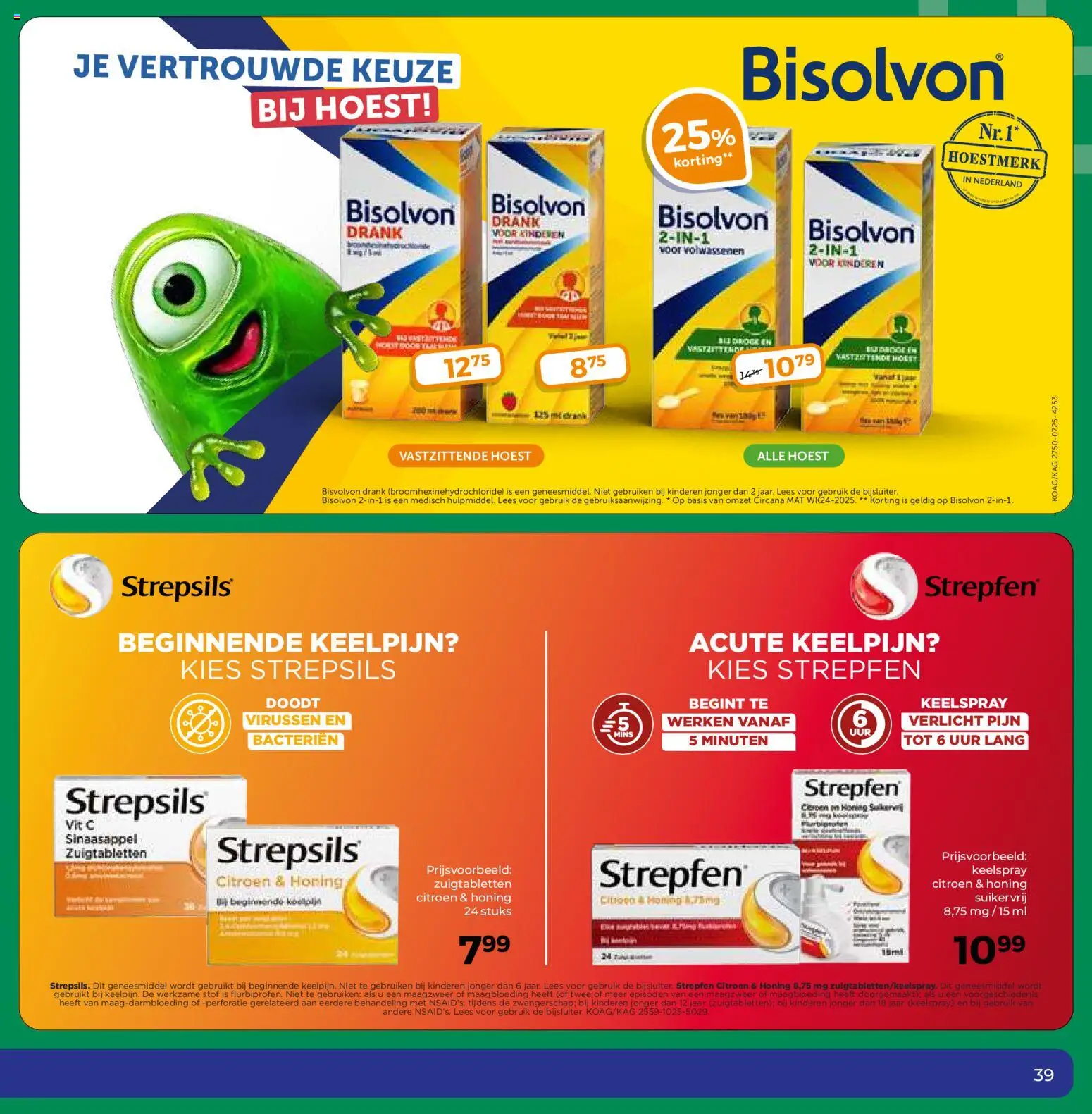 {H1} | Pagina: 39 | Producten: Citroen, Zuigtabletten