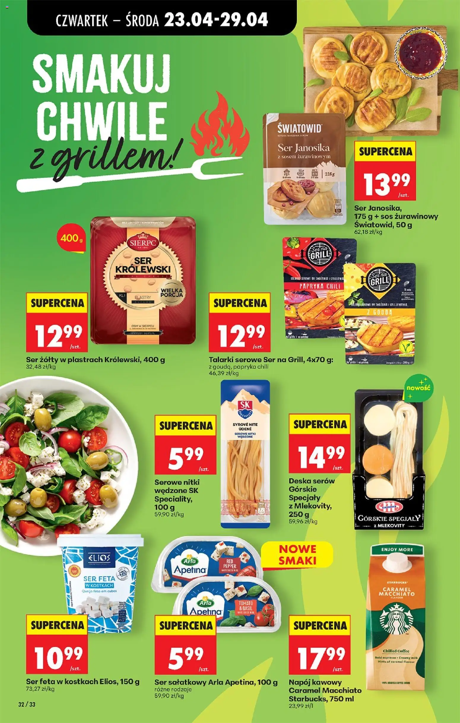 Biedronka gazetka od czwartku od 23.04.2026 | Strona: 48 | Produkty: Bez laktozy, Grill, Ser, Ser feta