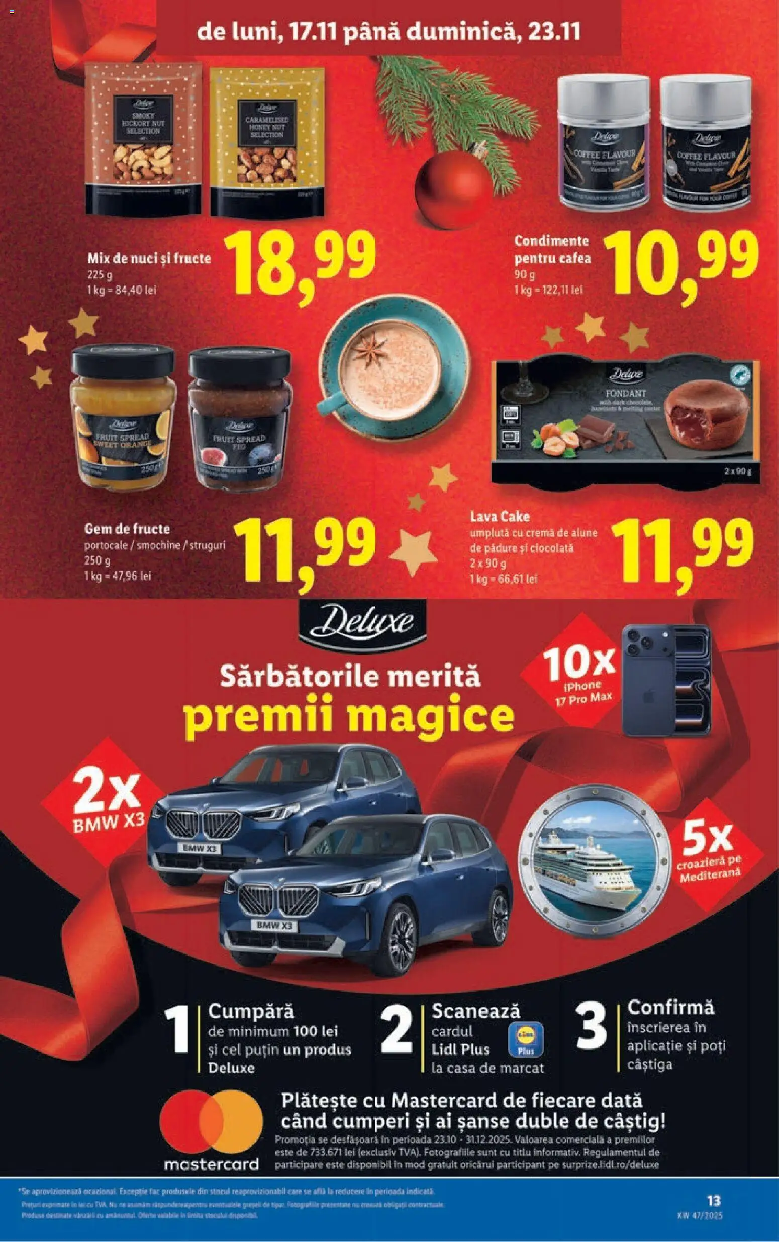 Noul catalog Lidl – valabil de la 17.11.2025 | Pagină: 13 | Produse: Alune, Gem, Apple, Nuci