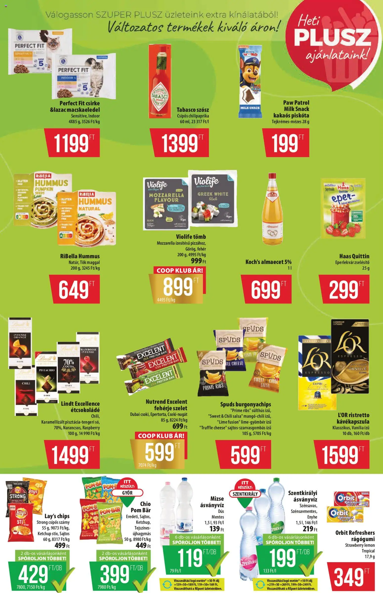 COOP akciós ujság - amely érvényes a következő dátumtól: 30.04.2026 | Oldal: 9 | Termékek: Mozzarella, Lime, Szentkirályi ásványvíz, Eper