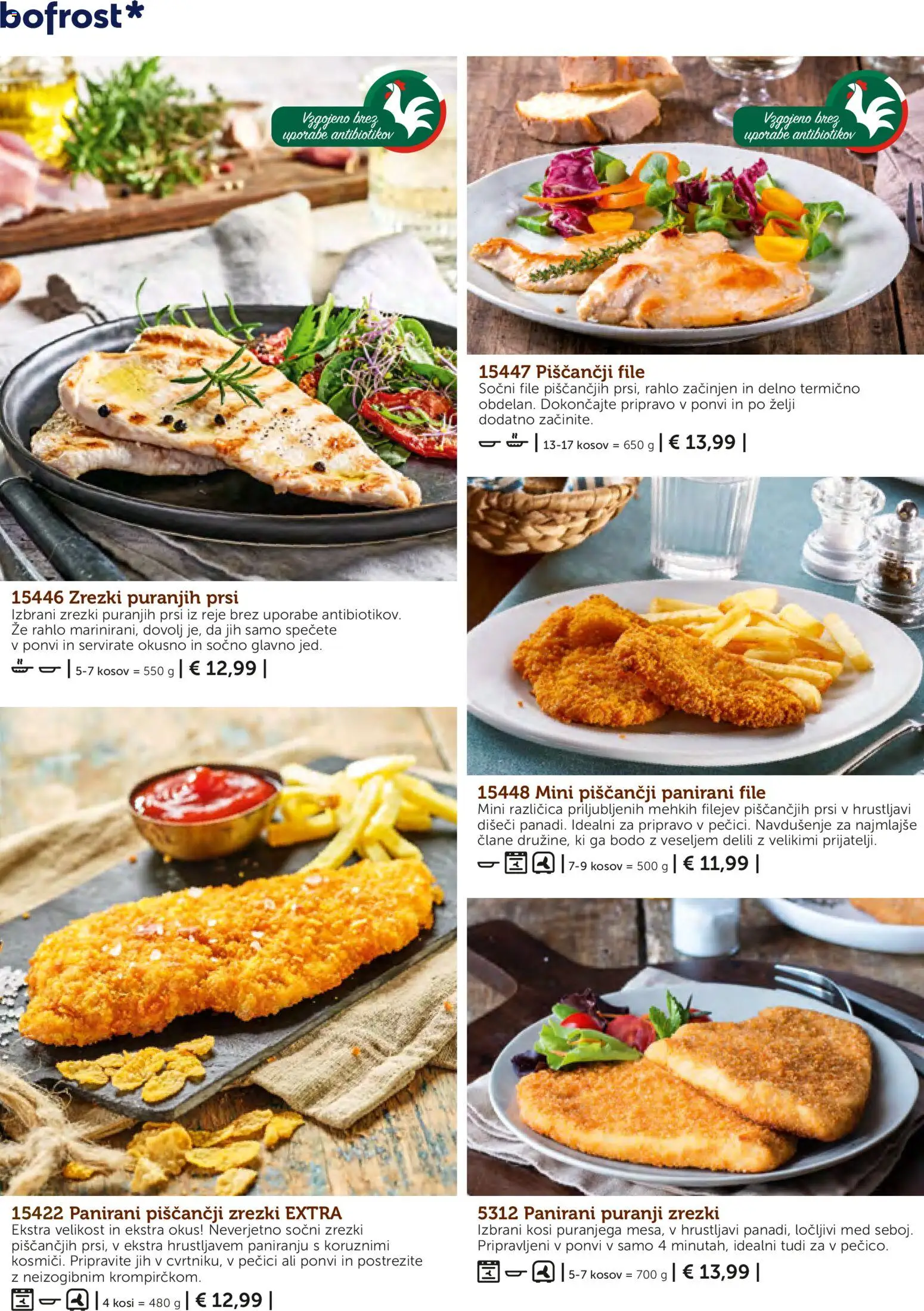 Novi Bofrost katalog ponudbe – veljaven od 01.11.2025 | Stran: 84 | Izdelki: Zrezki