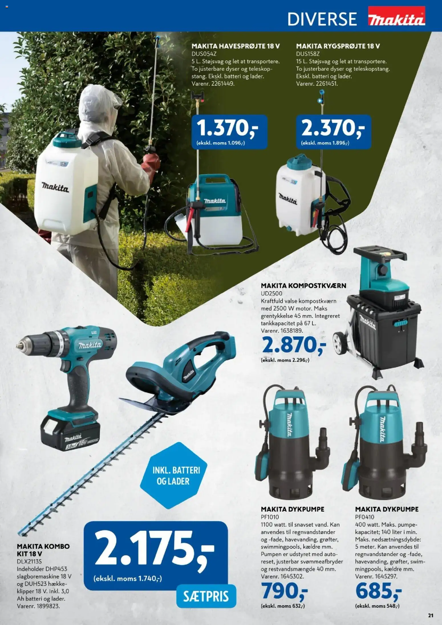 Davidsen tilbudsavis – gyldig fra 08.04.2025 | Side: 21 | Produkter: Batteri