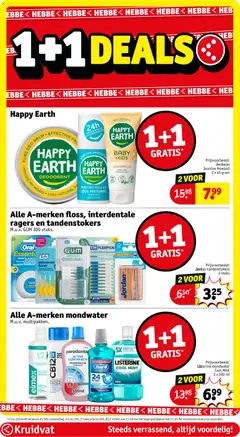 Listerine mondwater Cool Mint, Listerine mondwater Cool Mint 2 x 500 ml - Voorbeeld van een folder van Kruidvat, geldig van 19.01.2026 | Pagina: 26