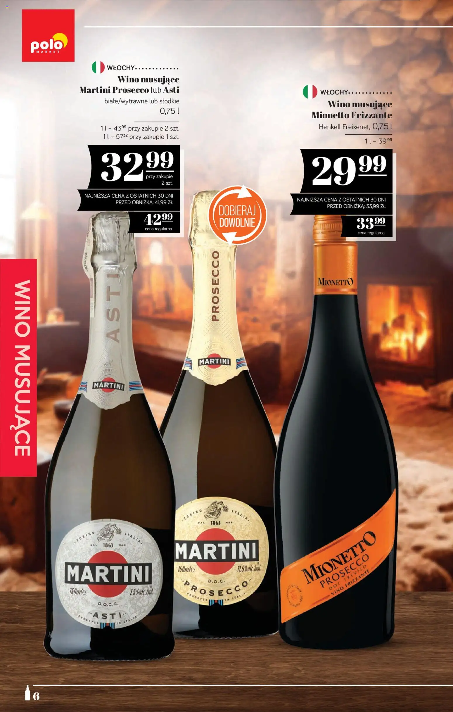 POLOmarket Katalog - Alkoholi od 19.02.2026 | Strona: 6 | Produkty: Martini, Martini prosecco, Wino, Prosecco
