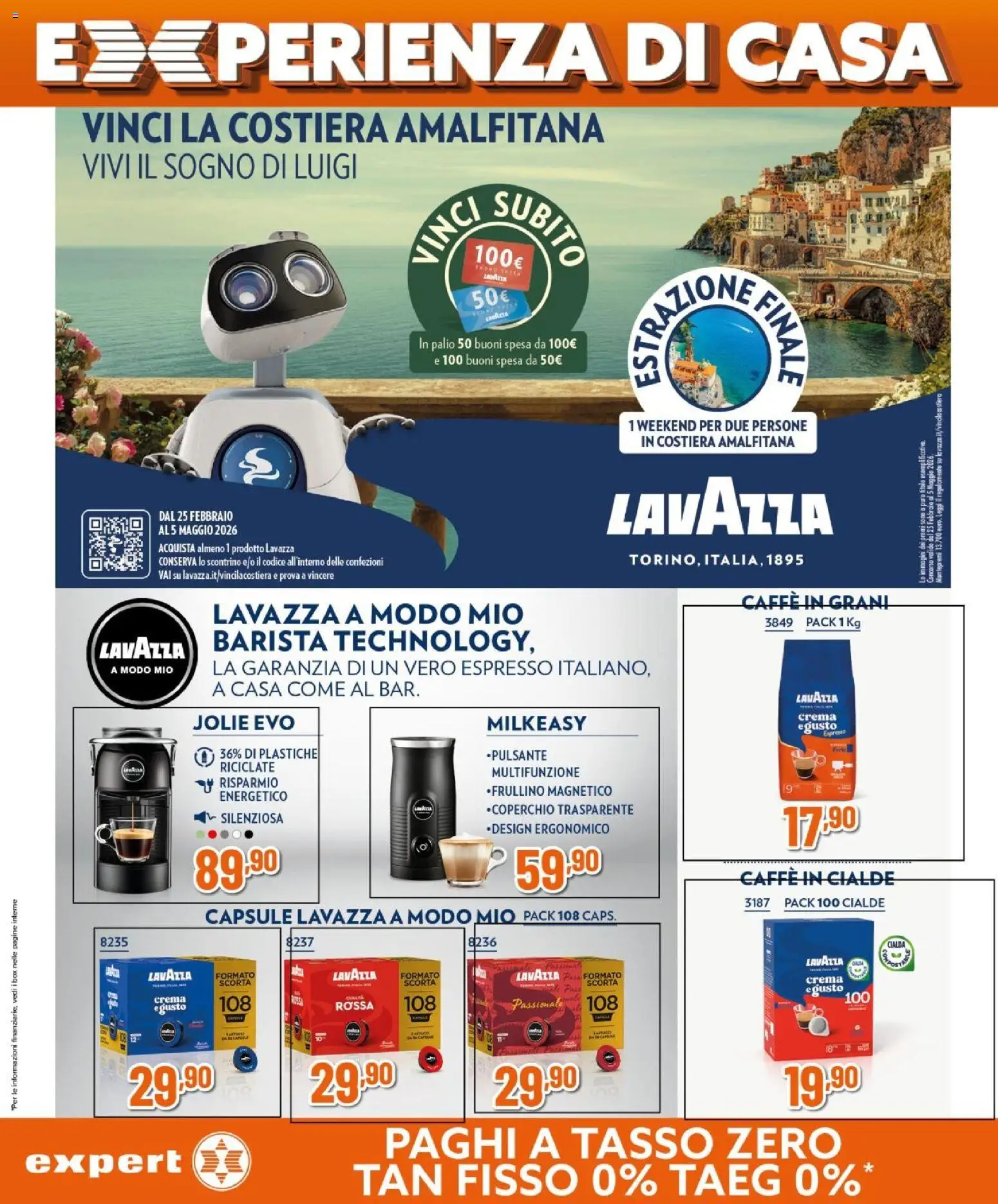 Volantino Expert del 09.04.2026 | Pagina: 20 | Prodotti: Crema, Caffè, Caffè in grani, Caffè in cialde