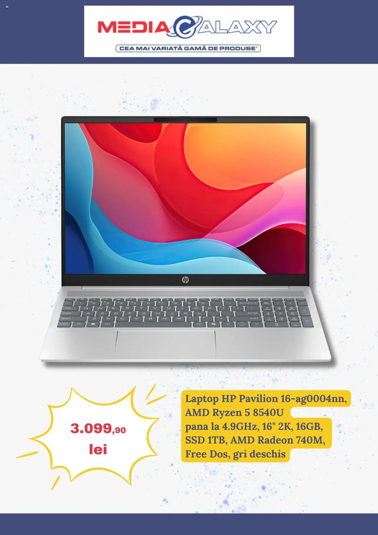 Noul catalog Media Galaxy – valabil de la 16.10.2025 | Pagină: 3 | Produse: Laptop, Pavilion
