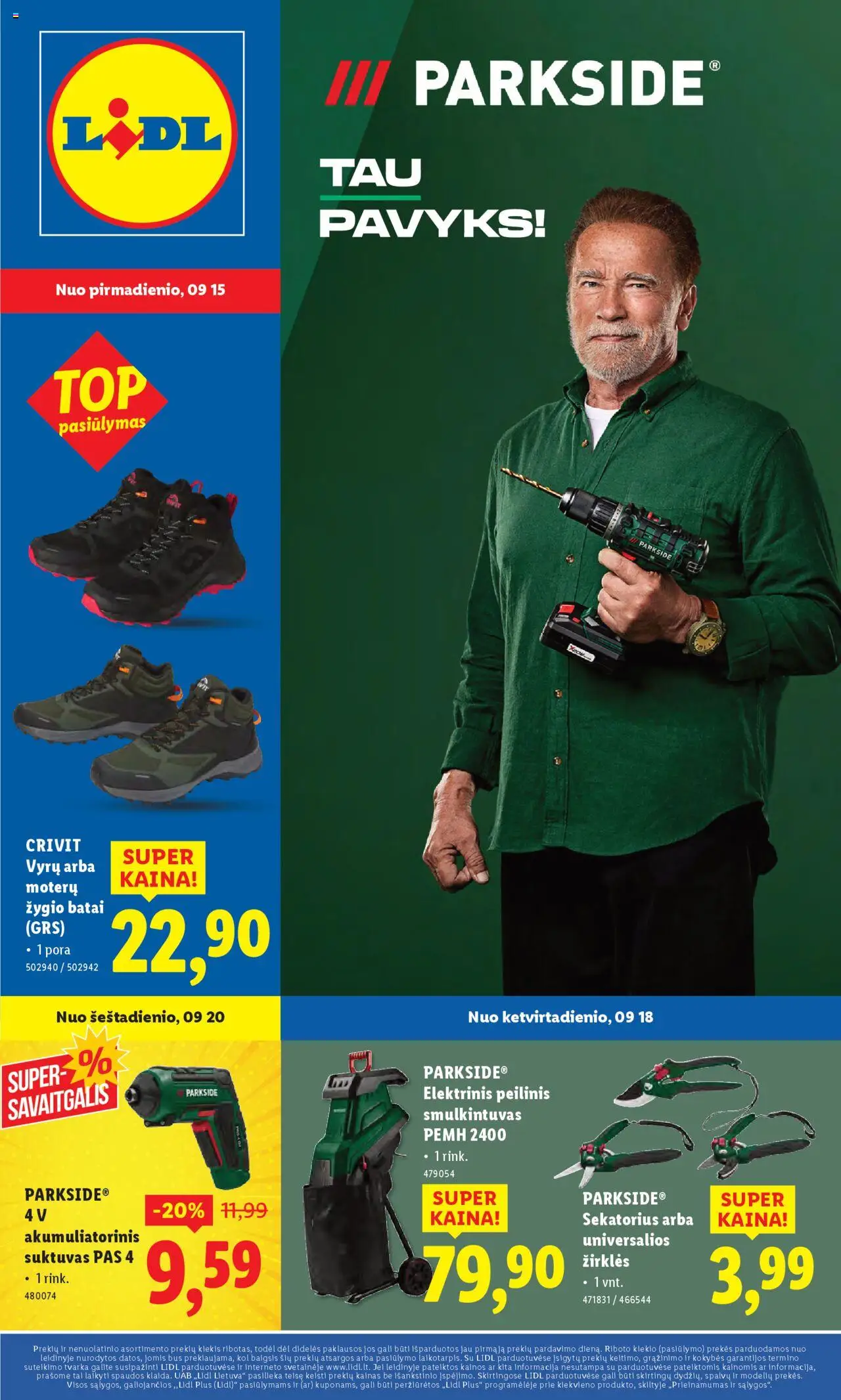 LIDL akcijos nuo 15.09.2025 | Puslapis: 1 | Prekių: Smulkintuvas