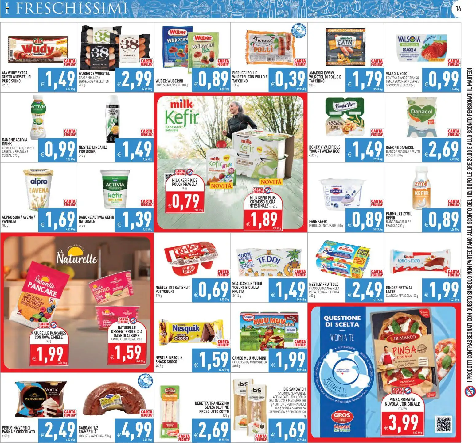 Volantino PIM Supermercati del 19.11.2025 | Pagina: 14 | Prodotti: Caffè, Frutta, Latte, Pera