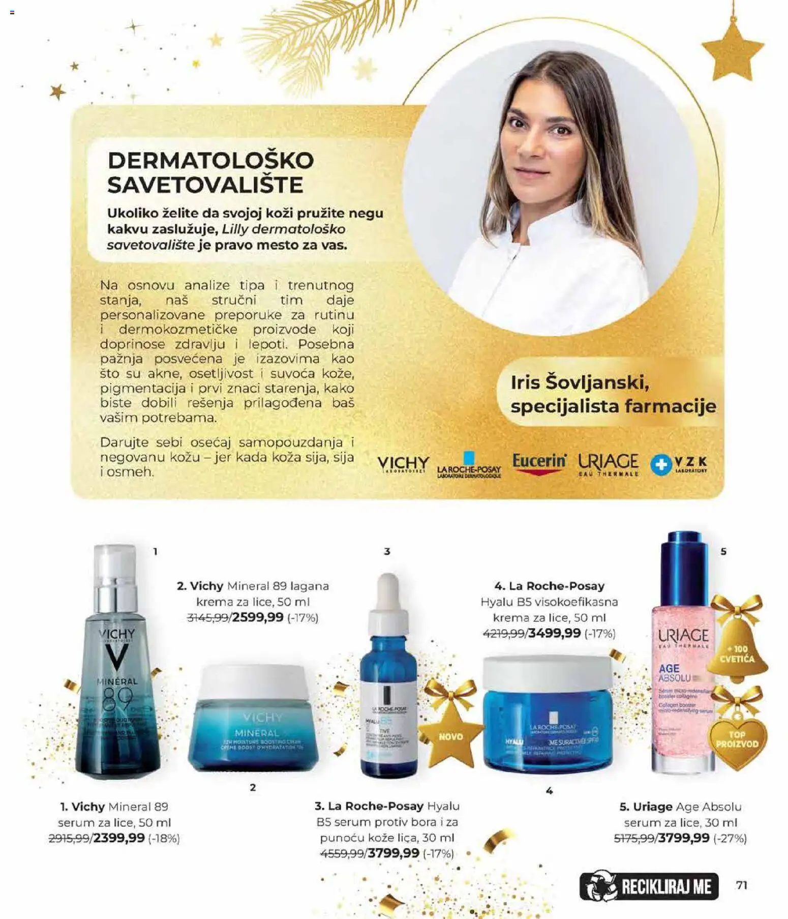 Lilly drogerie katalog - važi od 01.12.2025 | Strana: 71 | Proizvode: Sto, Krema
