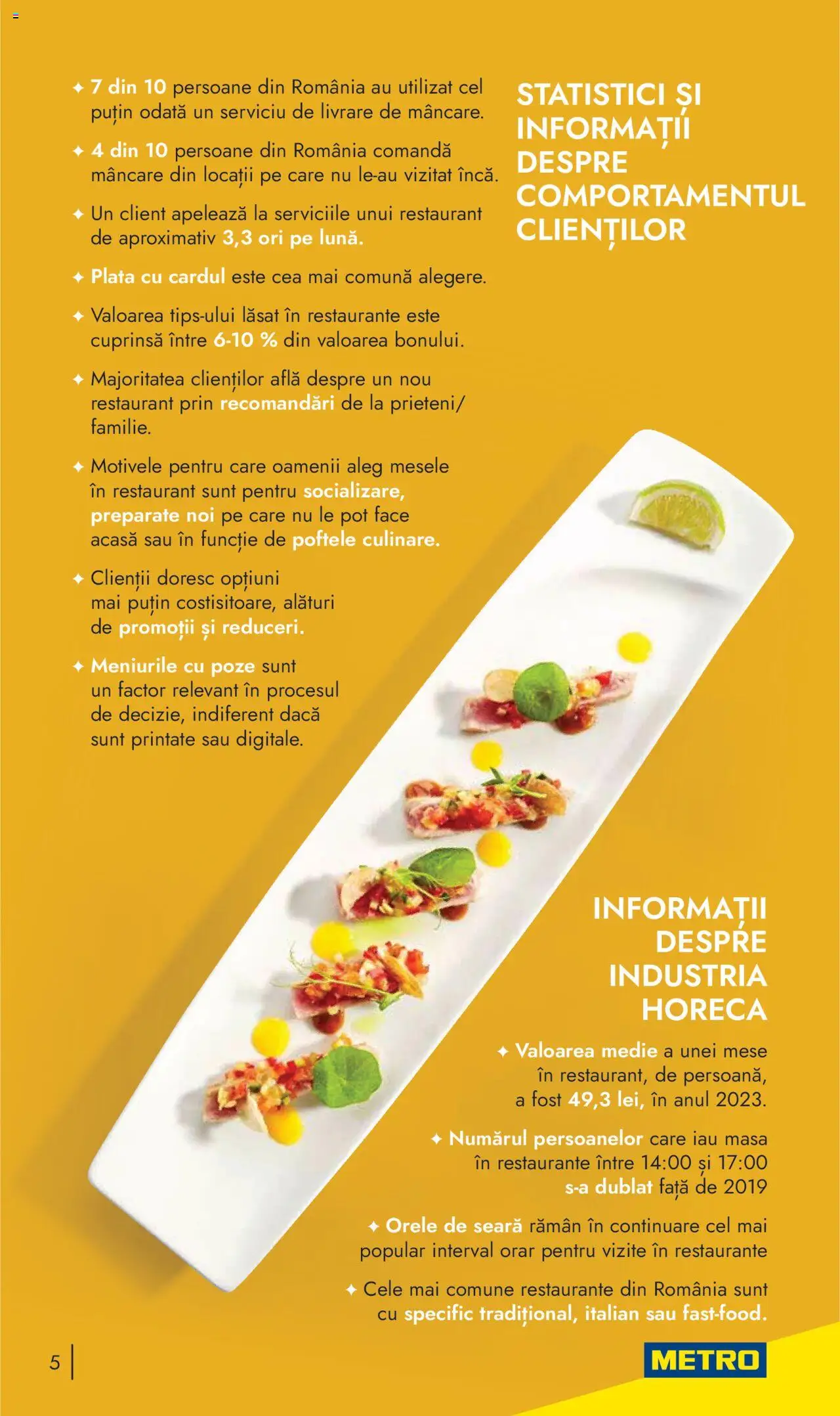 Metro catalog - Tendinte si Recomandari – valabil de la 24.10.2023 | Pagină: 5 | Produse: Masă