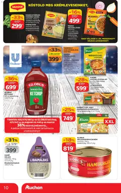Auchan - Kedvenc Márkáink - amely érvényes a következő dátumtól: 05.02.2026 | Oldal: 10
