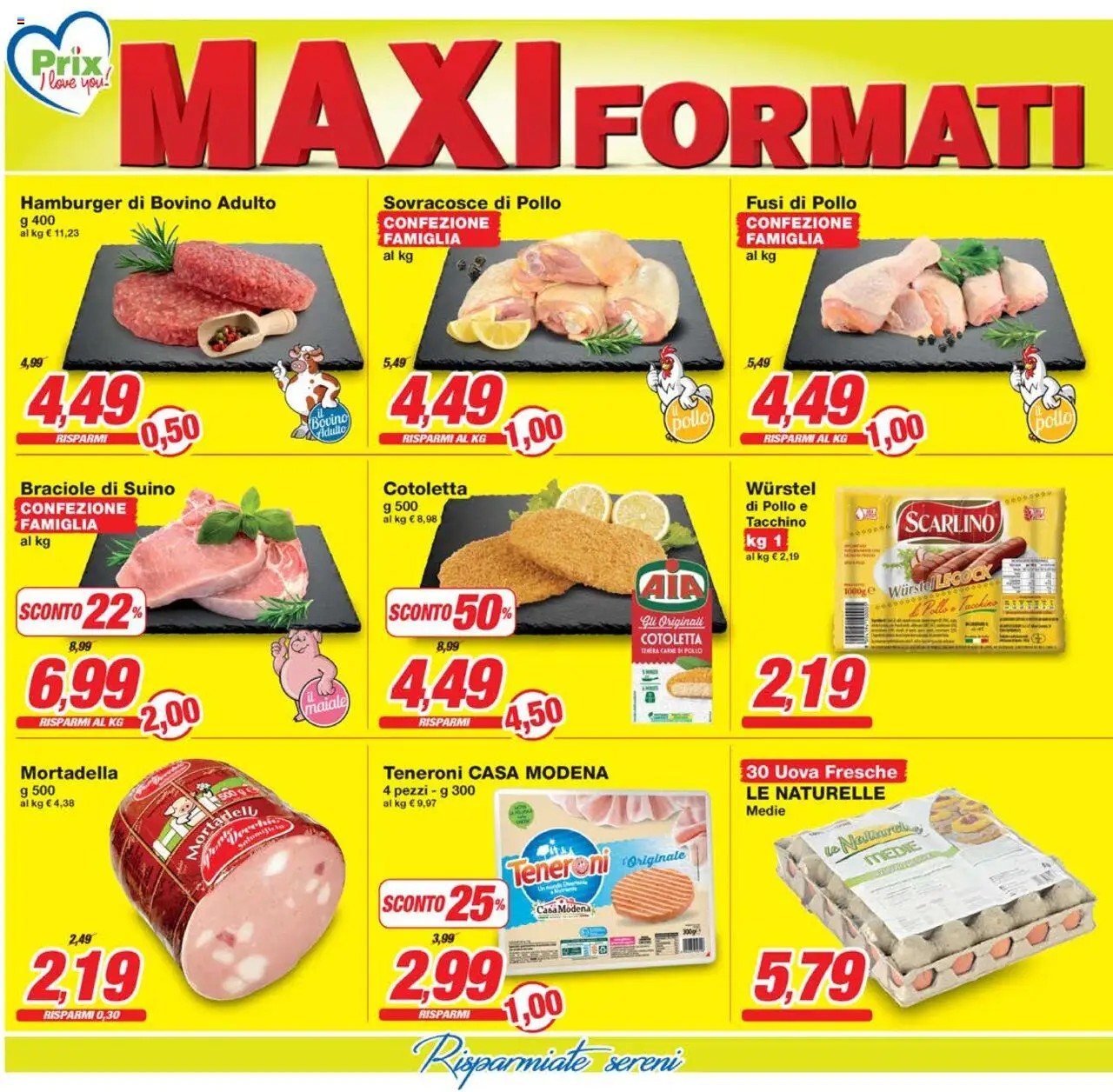 Volantino Prix del 26.09.2025 | Pagina: 2 | Prodotti: Bovino, Maiale, Suino, Wurstel