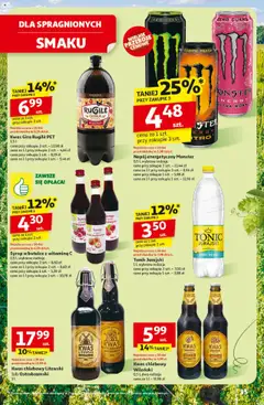 Auchan Gazetka - Rozkręcamy Lato Hipermarket od 26.06.2025 | Strona: 37 | Produkty: Syrop, Kwas chlebowy, Tonik
